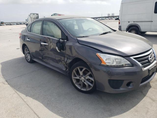 3N1AB7AP0FY322948 - 2015 NISSAN SENTRA S GRAY photo 4