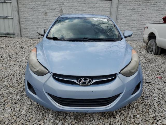 KMHDH4AE3CU297009 - 2012 HYUNDAI ELANTRA GLS BLUE photo 5