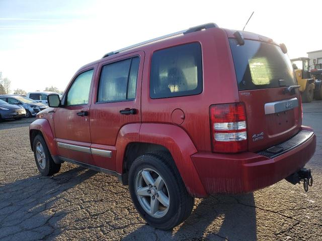 1J4PN5GK8AW106936 - 2010 JEEP LIBERTY LIMITED RED photo 2