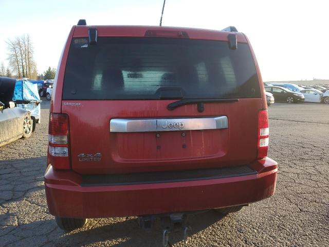 1J4PN5GK8AW106936 - 2010 JEEP LIBERTY LIMITED RED photo 6