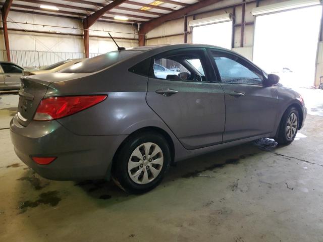 KMHCT4AE5GU103337 - 2016 HYUNDAI ACCENT SE GRAY photo 3