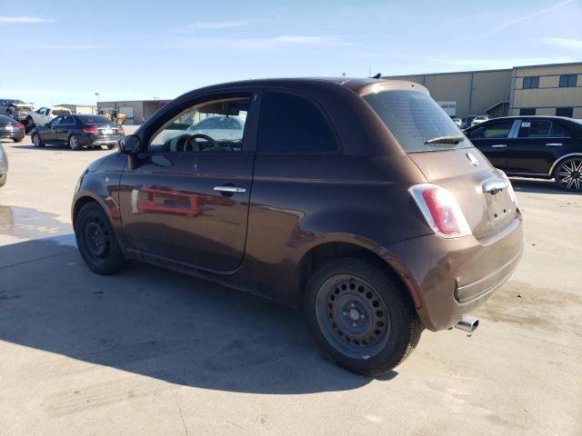 3C3CFFAR3DT602884 - 2013 FIAT 500 POP BROWN photo 2