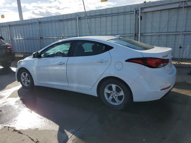 5NPDH4AE4EH462101 - 2014 HYUNDAI ELANTRA SE WHITE photo 2