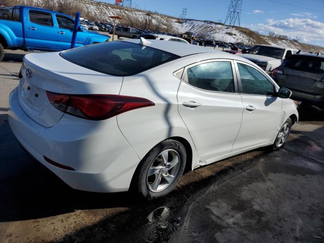 5NPDH4AE4EH462101 - 2014 HYUNDAI ELANTRA SE WHITE photo 3