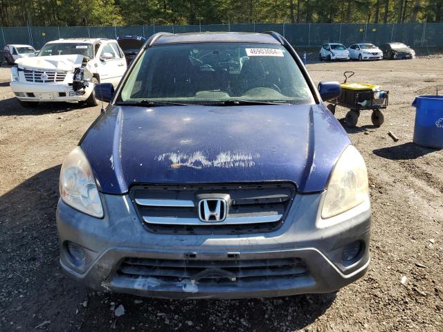 JHLRD78805C016139 - 2005 HONDA CR-V EX BLUE photo 5