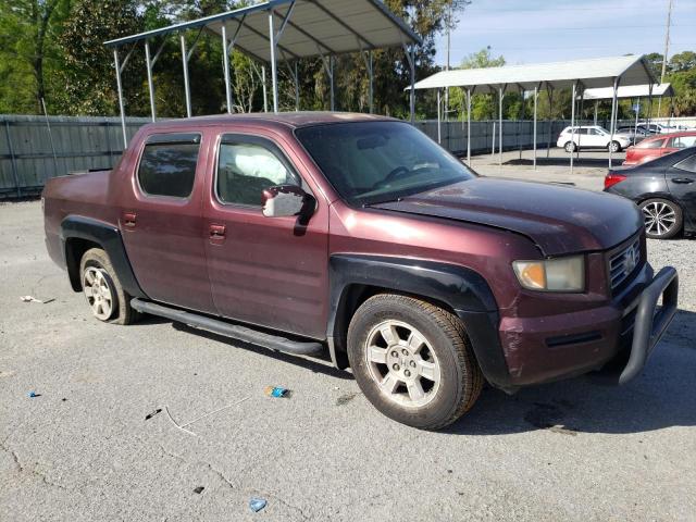 2HJYK165X8H528136 - 2008 HONDA RIDGELINE RTL MAROON photo 4