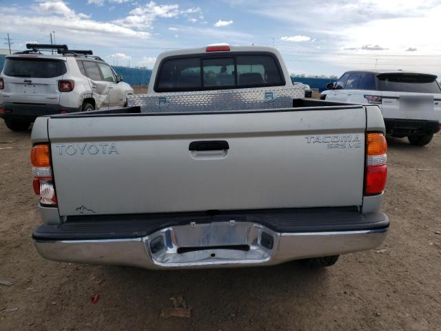 5TEWN72N94Z424991 - 2004 TOYOTA TACOMA XTRACAB SILVER photo 6