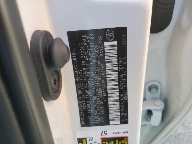 4T1G11BK1PU082562 - 2023 TOYOTA CAMRY SE NIGHT SHADE WHITE photo 12