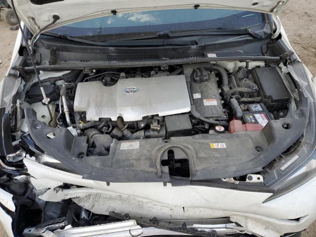 JTDKARFU3K3070937 - 2019 TOYOTA PRIUS WHITE photo 11