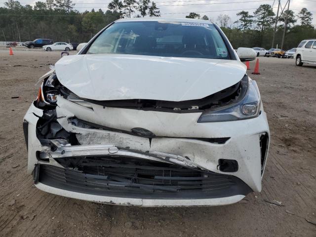 JTDKARFU3K3070937 - 2019 TOYOTA PRIUS WHITE photo 5