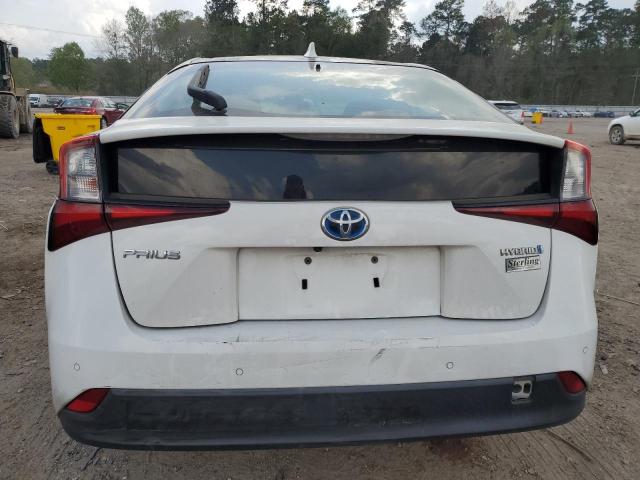 JTDKARFU3K3070937 - 2019 TOYOTA PRIUS WHITE photo 6