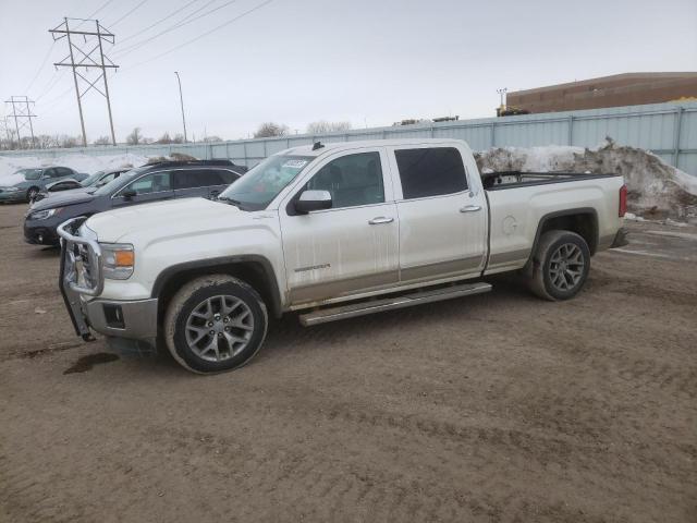 3GTU2VEC5EG348455 - 2014 GMC SIERRA K1500 SLT WHITE photo 1