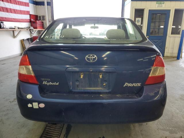 JT2BK12U020054760 - 2002 TOYOTA PRIUS BLUE photo 6