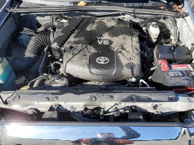 5TEJU62N35Z128485 - 2005 TOYOTA TACOMA DOUBLE CAB PRERUNNER SILVER photo 11