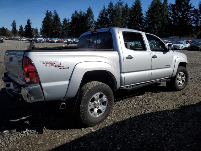 5TEJU62N35Z128485 - 2005 TOYOTA TACOMA DOUBLE CAB PRERUNNER SILVER photo 3