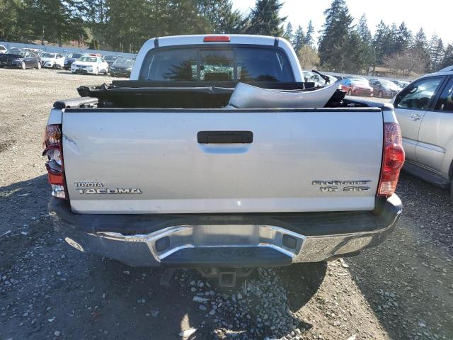 5TEJU62N35Z128485 - 2005 TOYOTA TACOMA DOUBLE CAB PRERUNNER SILVER photo 6