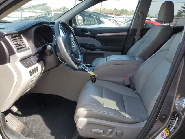 5TDJKRFH3FS223560 - 2015 TOYOTA HIGHLANDER XLE GRAY photo 7