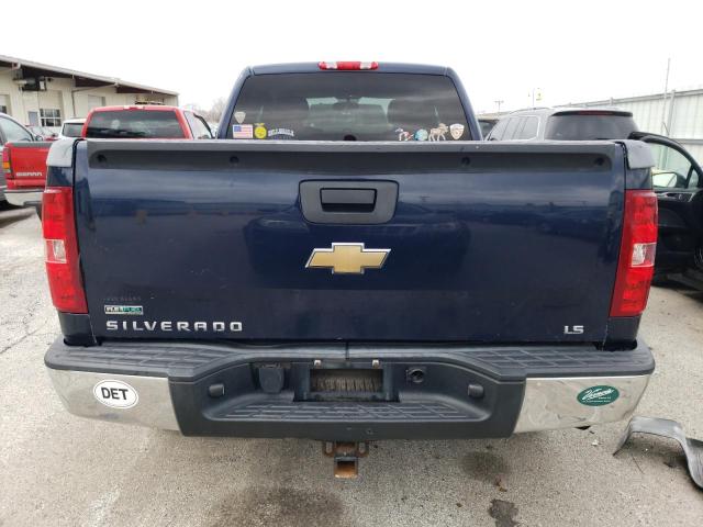 1GCSKREAXAZ270942 - 2010 CHEVROLET SILVERADO K1500 LS BLUE photo 6