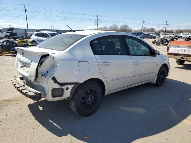 3N1AB6AP3CL768370 - 2012 NISSAN SENTRA 2.0 WHITE photo 3