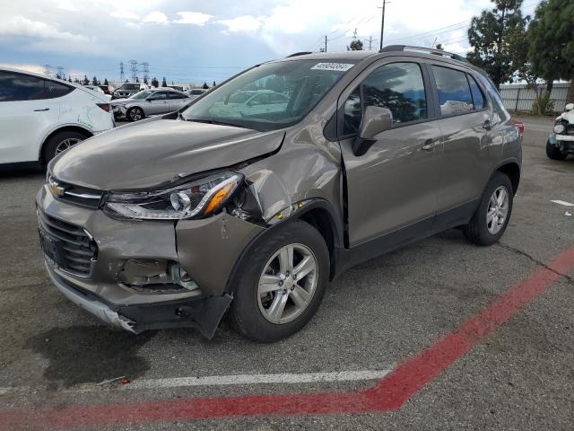 KL7CJLSB0MB313535 - 2021 CHEVROLET TRAX 1LT TAN photo 1