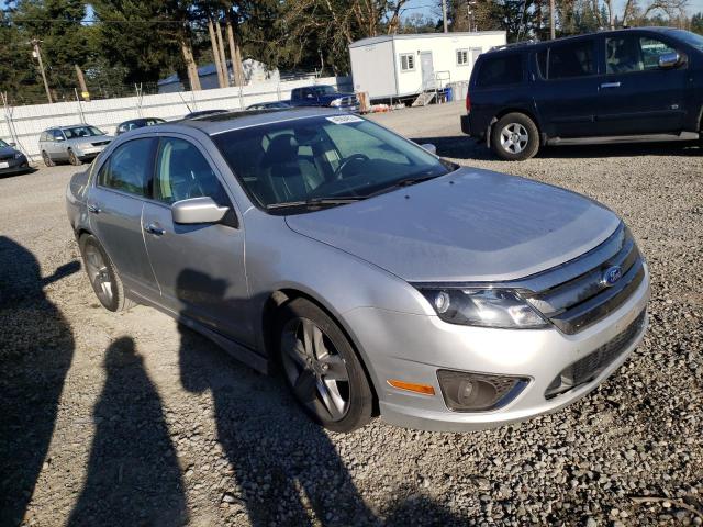 3FAHP0KC8BR308953 - 2011 FORD FUSION SPORT SILVER photo 4