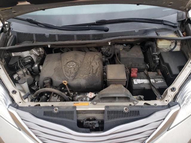 5TDYZ3DC7HS890293 - 2017 TOYOTA SIENNA XLE TAN photo 12