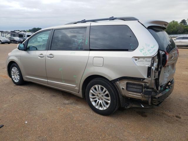 5TDYZ3DC7HS890293 - 2017 TOYOTA SIENNA XLE TAN photo 2