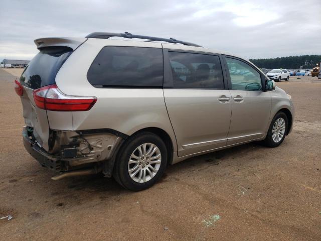 5TDYZ3DC7HS890293 - 2017 TOYOTA SIENNA XLE TAN photo 3