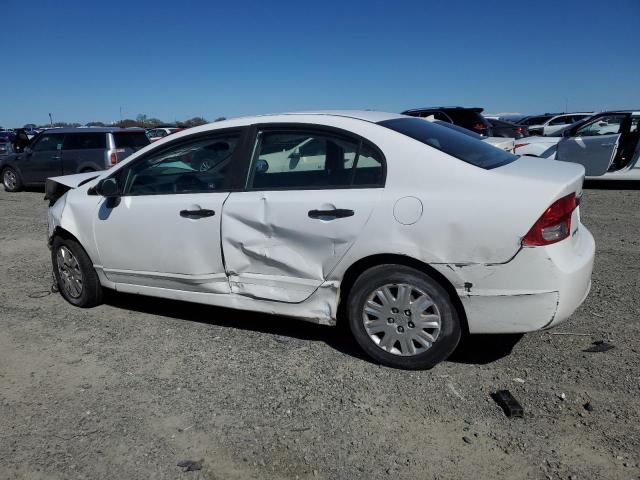 19XFA1F35AE003774 - 2010 HONDA CIVIC VP WHITE photo 2