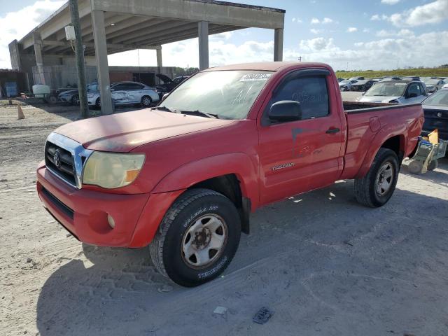 5TENX62N85Z132329 - 2005 TOYOTA TACOMA PRERUNNER RED photo 1