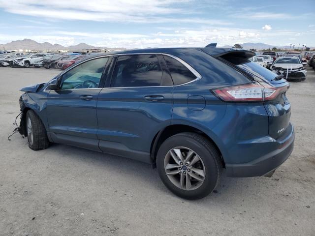 2FMPK3J90GBC18158 - 2016 FORD EDGE SEL TEAL photo 2