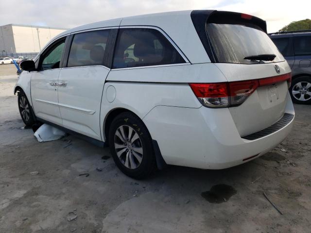 5FNRL5H66FB129777 - 2015 HONDA ODYSSEY EXL WHITE photo 2