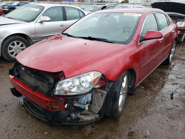 1G1ZC5E00CF236243 - 2012 CHEVROLET MALIBU 1LT RED photo 2