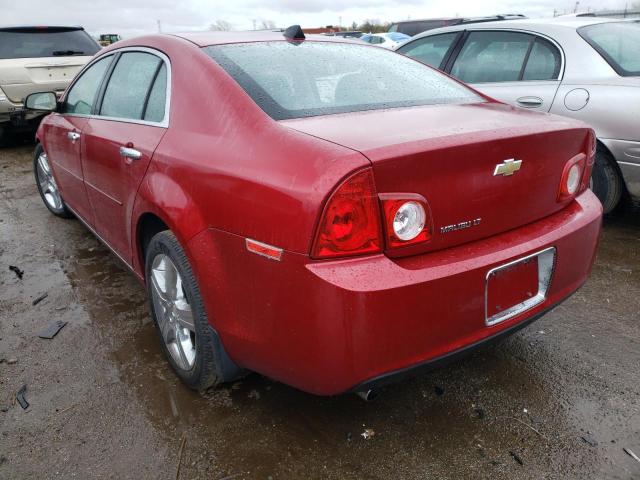 1G1ZC5E00CF236243 - 2012 CHEVROLET MALIBU 1LT RED photo 3