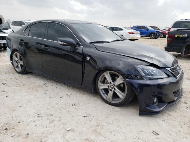 JTHBF5C2XC5159390 - 2012 LEXUS IS 250 BLACK photo 4