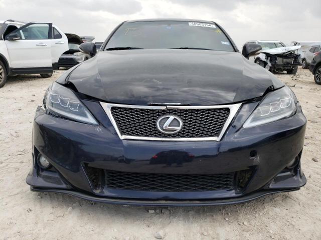 JTHBF5C2XC5159390 - 2012 LEXUS IS 250 BLACK photo 5