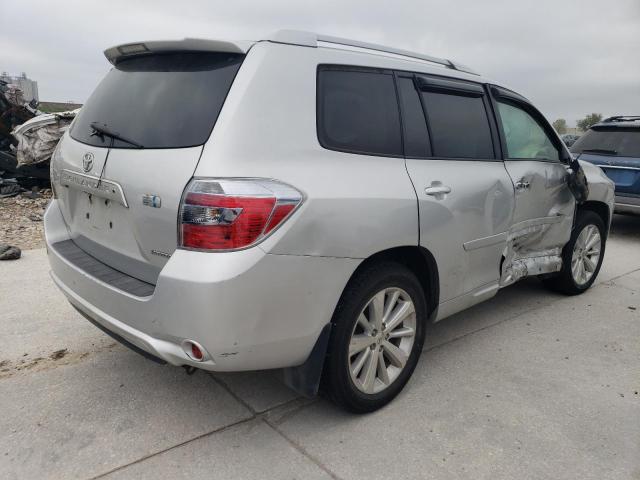 JTEEW44A492031702 - 2009 TOYOTA HIGHLANDER HYBRID LIMITED SILVER photo 3