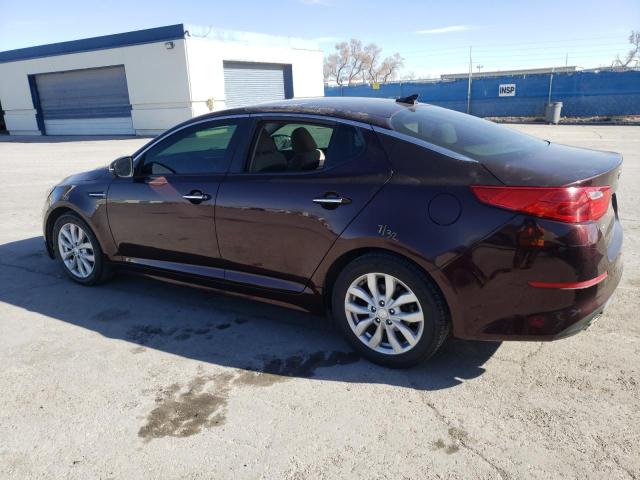 5XXGM4A77FG451391 - 2015 KIA OPTIMA LX BURGUNDY photo 2