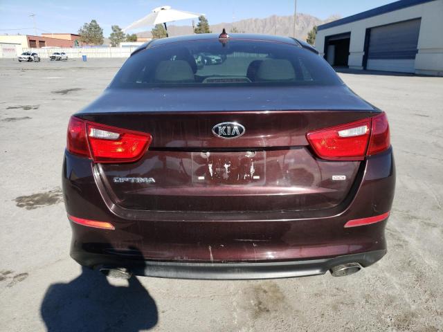 5XXGM4A77FG451391 - 2015 KIA OPTIMA LX BURGUNDY photo 6