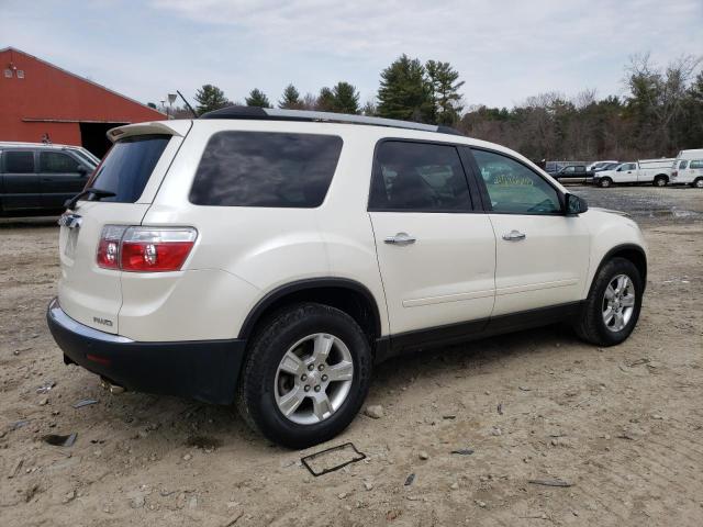 1GKKVPED5CJ230697 - 2012 GMC ACADIA SLE WHITE photo 3