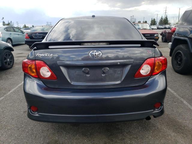 1NXBU40E29Z125826 - 2009 TOYOTA COROLLA BASE GRAY photo 6