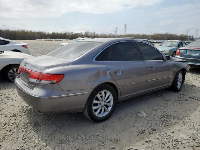 KMHFC46F56A087137 - 2006 HYUNDAI AZERA SE GRAY photo 3