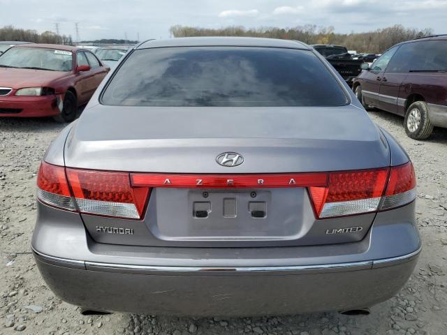 KMHFC46F56A087137 - 2006 HYUNDAI AZERA SE GRAY photo 6