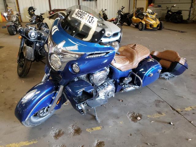 56KTRAAA5J3367549 - 2018 INDIAN MOTORCYCLE CO. ROADMASTER BLUE photo 2