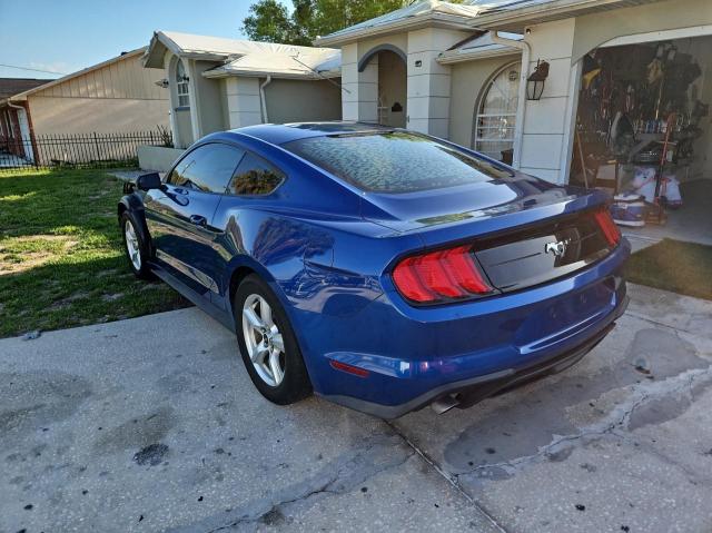 1FA6P8TH4J5132078 - 2018 FORD MUSTANG BLUE photo 3