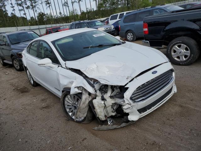 3FA6P0LUXGR388116 - 2016 FORD FUSION SE HYBRID WHITE photo 4