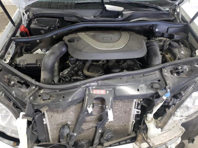 4JGBB8GB2BA709627 - 2011 MERCEDES-BENZ ML 350 4MATIC WHITE photo 11