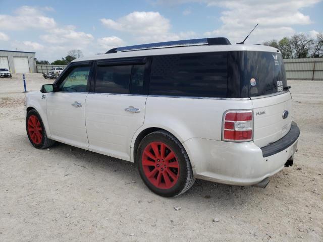 2FMHK6CT1ABA77025 - 2010 FORD FLEX SEL WHITE photo 2