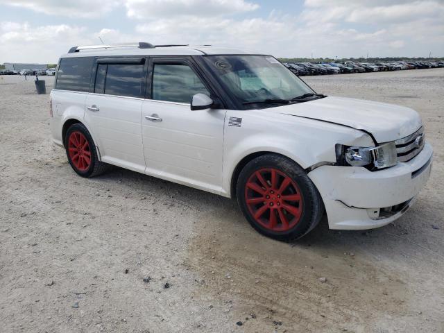 2FMHK6CT1ABA77025 - 2010 FORD FLEX SEL WHITE photo 4