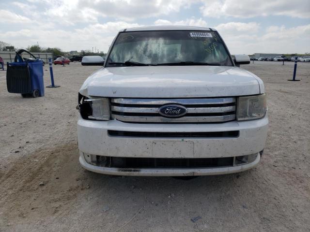 2FMHK6CT1ABA77025 - 2010 FORD FLEX SEL WHITE photo 5